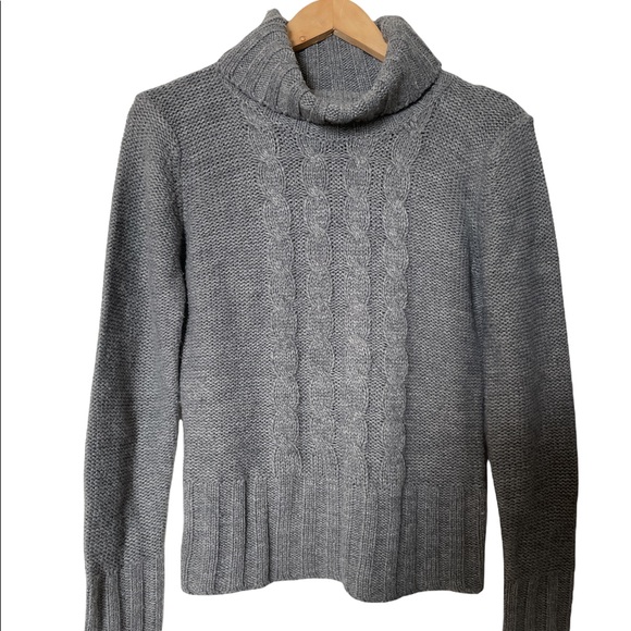 ❄️ Cozy gray turtleneck sweater size M - Picture 5 of 9